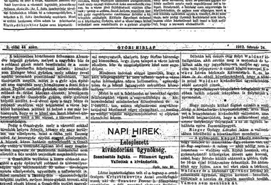 Győri Hírlap, 1912. február 24.