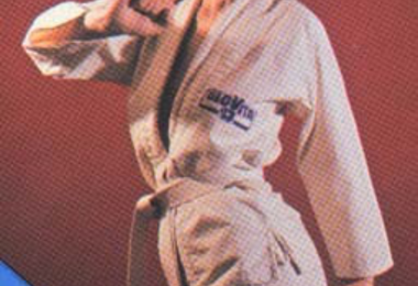 Karate ruhát reklámozó kártyanaptár az 1984-es esztendőre