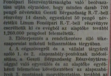 A Budapesti Közlöny Hivatalos Értesítője 1926. július 13-...