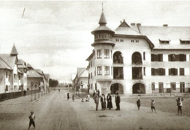 Gyárváros főtere 1918-ban